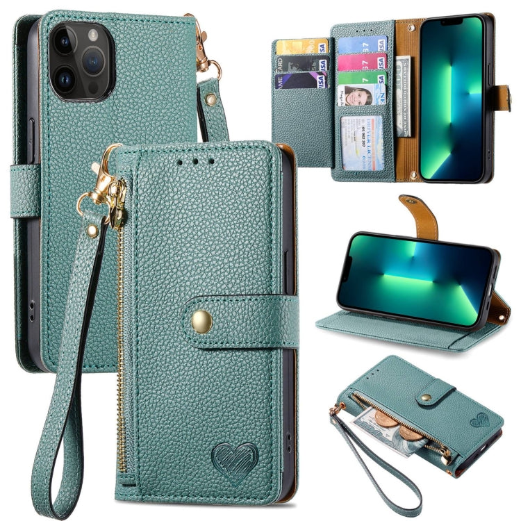 เคสโทรศัพท์หนังพร้อมซิปและสายคล้อง Love สำหรับ iPhone 14 Pro Max, สำหรับ iPhone 7 / 8 / SE 2022, สำหรับ iPhone 13 Pro Max, สำหรับ iPhone 13 Pro, สำหรับ iPhone 13, สำหรับ iPhone 12 / 12 Pro, สำหรับ iPhone 12 Pro Max, สำหรับ iPhone 11 Pro Max