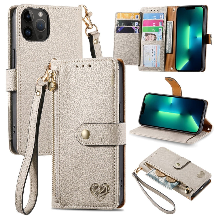 เคสโทรศัพท์หนังพร้อมซิปและสายคล้อง Love สำหรับ iPhone 14 Pro Max, สำหรับ iPhone 7 / 8 / SE 2022, สำหรับ iPhone 13 Pro Max, สำหรับ iPhone 13 Pro, สำหรับ iPhone 13, สำหรับ iPhone 12 / 12 Pro, สำหรับ iPhone 12 Pro Max, สำหรับ iPhone 11 Pro Max
