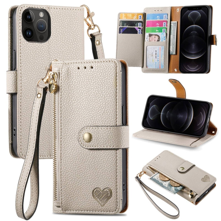 เคสโทรศัพท์หนังพร้อมซิปและสายคล้อง Love สำหรับ iPhone 14 Pro Max, สำหรับ iPhone 7 / 8 / SE 2022, สำหรับ iPhone 13 Pro Max, สำหรับ iPhone 13 Pro, สำหรับ iPhone 13, สำหรับ iPhone 12 / 12 Pro, สำหรับ iPhone 12 Pro Max, สำหรับ iPhone 11 Pro Max