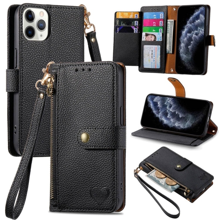 เคสโทรศัพท์หนังพร้อมซิปและสายคล้อง Love สำหรับ iPhone 14 Pro Max, สำหรับ iPhone 7 / 8 / SE 2022, สำหรับ iPhone 13 Pro Max, สำหรับ iPhone 13 Pro, สำหรับ iPhone 13, สำหรับ iPhone 12 / 12 Pro, สำหรับ iPhone 12 Pro Max, สำหรับ iPhone 11 Pro Max