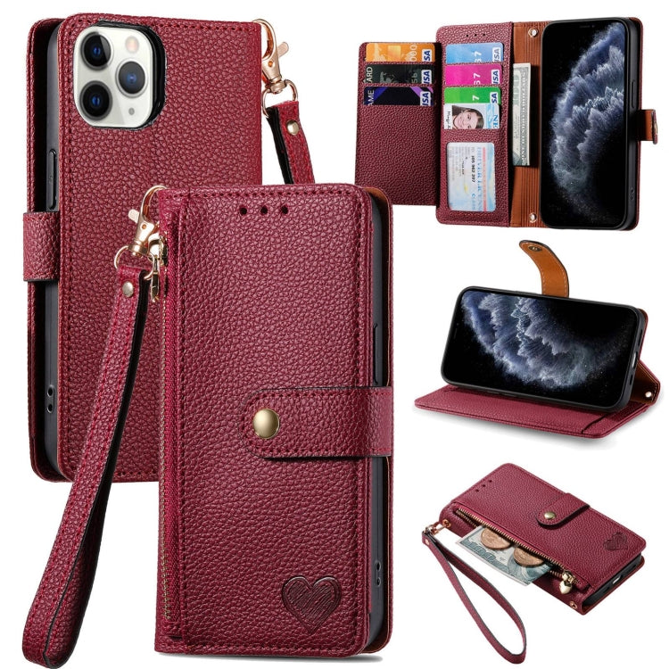 เคสโทรศัพท์หนังพร้อมซิปและสายคล้อง Love สำหรับ iPhone 14 Pro Max, สำหรับ iPhone 7 / 8 / SE 2022, สำหรับ iPhone 13 Pro Max, สำหรับ iPhone 13 Pro, สำหรับ iPhone 13, สำหรับ iPhone 12 / 12 Pro, สำหรับ iPhone 12 Pro Max, สำหรับ iPhone 11 Pro Max