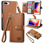 เคสโทรศัพท์หนังพร้อมซิปและสายคล้อง Love สำหรับ iPhone 11, สำหรับ iPhone 11 Pro, สำหรับ iPhone X / XS, สำหรับ iPhone XR, สำหรับ iPhone XS Max, สำหรับ iPhone 7 Plus / 8 Plus, สำหรับ iPhone 6 Plus / 6s Plus, สำหรับ iPhone 6 / 6s