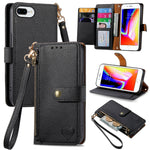 เคสโทรศัพท์หนังพร้อมซิปและสายคล้อง Love สำหรับ iPhone 11, สำหรับ iPhone 11 Pro, สำหรับ iPhone X / XS, สำหรับ iPhone XR, สำหรับ iPhone XS Max, สำหรับ iPhone 7 Plus / 8 Plus, สำหรับ iPhone 6 Plus / 6s Plus, สำหรับ iPhone 6 / 6s