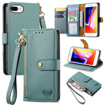 เคสโทรศัพท์หนังพร้อมซิปและสายคล้อง Love สำหรับ iPhone 11, สำหรับ iPhone 11 Pro, สำหรับ iPhone X / XS, สำหรับ iPhone XR, สำหรับ iPhone XS Max, สำหรับ iPhone 7 Plus / 8 Plus, สำหรับ iPhone 6 Plus / 6s Plus, สำหรับ iPhone 6 / 6s