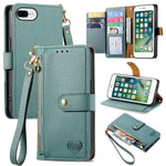 เคสโทรศัพท์หนังพร้อมซิปและสายคล้อง Love สำหรับ iPhone 11, สำหรับ iPhone 11 Pro, สำหรับ iPhone X / XS, สำหรับ iPhone XR, สำหรับ iPhone XS Max, สำหรับ iPhone 7 Plus / 8 Plus, สำหรับ iPhone 6 Plus / 6s Plus, สำหรับ iPhone 6 / 6s