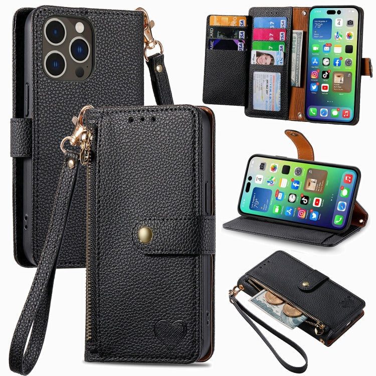 ซองโทรศัพท์หนังพร้อมสายคล้องคอรูปหัวใจซิป สำหรับ iPhone 17e / 16e, สำหรับ iPhone 17 Pro Max, สำหรับ iPhone 17 Pro, สำหรับ iPhone 17, สำหรับ iPhone Air, สำหรับ iPhone 16 Pro Max, สำหรับ iPhone 16 Pro, สำหรับ iPhone 16 Plus