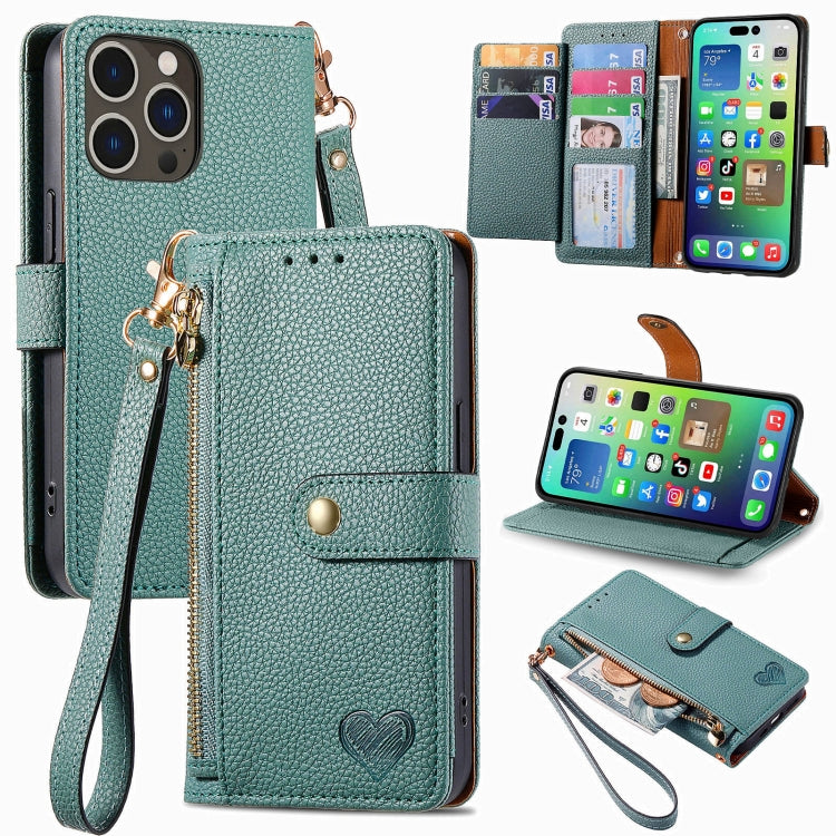 ซองโทรศัพท์หนังพร้อมสายคล้องคอรูปหัวใจซิป สำหรับ iPhone 17e / 16e, สำหรับ iPhone 17 Pro Max, สำหรับ iPhone 17 Pro, สำหรับ iPhone 17, สำหรับ iPhone Air, สำหรับ iPhone 16 Pro Max, สำหรับ iPhone 16 Pro, สำหรับ iPhone 16 Plus