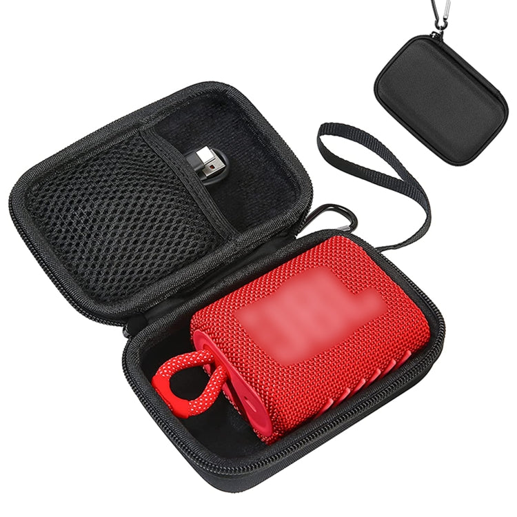 กระเป๋าแข็งกันกระแทก EVA สำหรับลำโพง JBL GO3 สำหรับเดินทางกลางแจ้ง พร้อมสายคล้องมือ