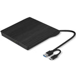 BT638 เครื่องเล่น CD แบบพกพาภายนอก USB 3.0 สำหรับโน้ตบุ๊กและเดสก์ท็อป CD-RW ไดรฟ์เบิร์นเนอร์, BT638