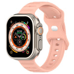 สายรัดนาฬิกาซิลิโคนลายจุด หัวเข็มขัดกลับด้าน สำหรับ Apple Watch 38mm