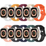 สายรัดนาฬิกาซิลิโคนลายจุด หัวเข็มขัดกลับด้าน สำหรับ Apple Watch 38mm