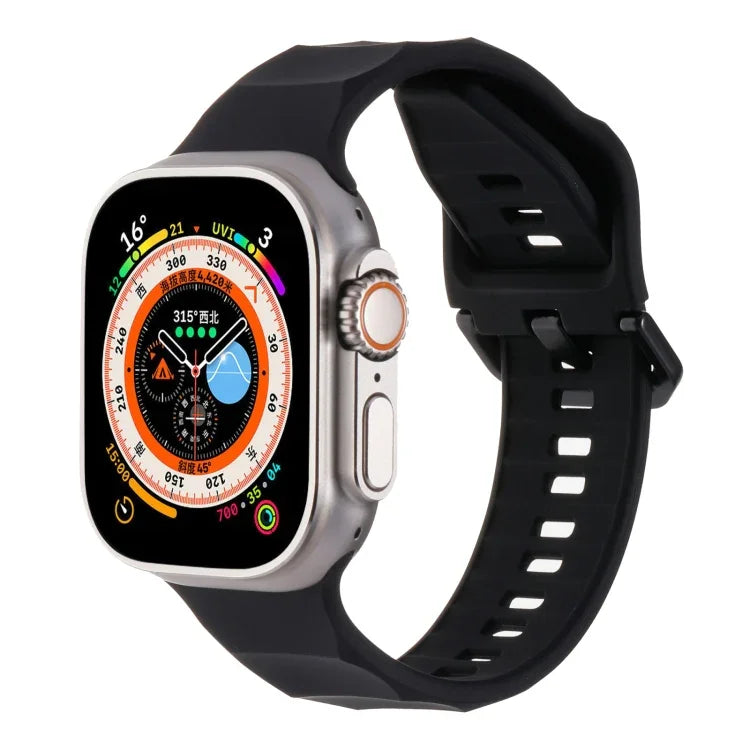 Ripple Silicone Sports Watch Band, For Apple Watch 2 42mm, For Apple Watch 42mm