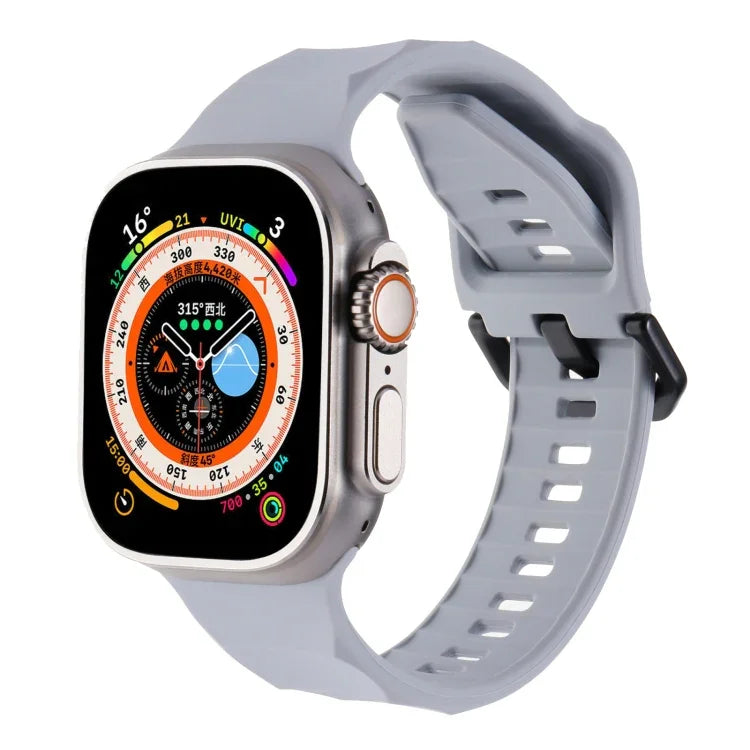 Ripple Silicone Sports Watch Band, For Apple Watch 2 42mm, For Apple Watch 42mm