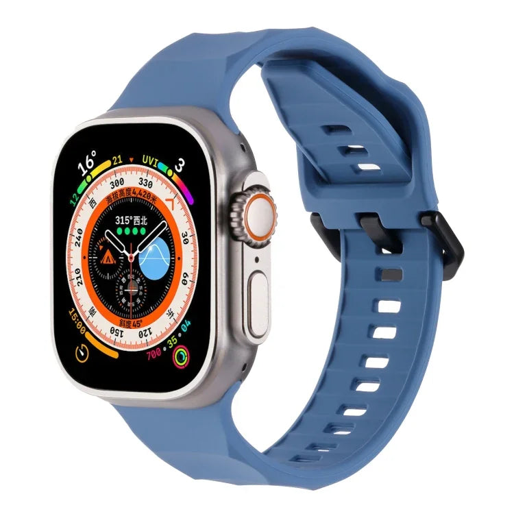 Ripple Silicone Sports Watch Band, For Apple Watch 2 42mm, For Apple Watch 42mm