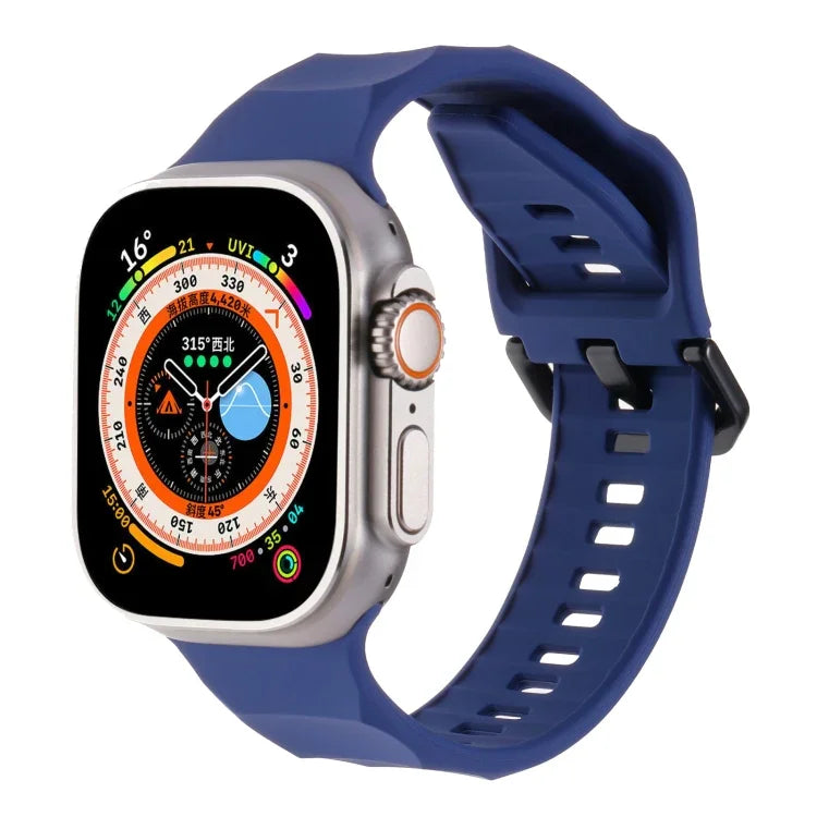 Ripple Silicone Sports Watch Band, For Apple Watch 2 42mm, For Apple Watch 42mm
