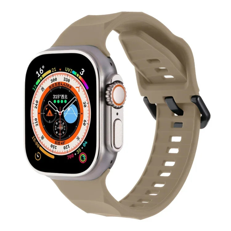 Ripple Silicone Sports Watch Band, For Apple Watch 2 42mm, For Apple Watch 42mm