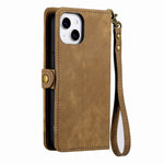 Geometric Zipper Wallet Side Buckle Leather Phone Case, For iPhone 14 Pro Max, For iPhone 7 / 8 / SE 2022, For iPhone 13 Pro Max, For iPhone 13 Pro, For iPhone 13, For iPhone 12 / 12 Pro, For iPhone 12 Pro Max, For iPhone 11 Pro Max