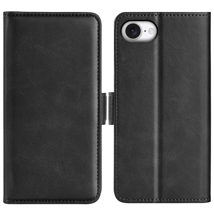 เคสโทรศัพท์หนังแบบพลิกแนวนอนพร้อมตัวล็อกแม่เหล็กสองด้าน สำหรับ iPhone 17e / 16e, สำหรับ iPhone 17 Pro Max, สำหรับ iPhone 17 Pro, สำหรับ iPhone 17, สำหรับ iPhone Air, สำหรับ iPhone 16 Pro Max, สำหรับ iPhone 16 Pro, สำหรับ iPhone 16 Plus, สำหรับ iPhone 16