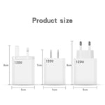 ที่ชาร์จเร็ว USB 120W ปลั๊ก EU, ปลั๊ก US, ปลั๊ก UK
