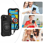 Shield PC Hybrid Silicone Phone Case, For iPhone 12, For iPhone 12 Pro Max, For iPhone 12 Pro