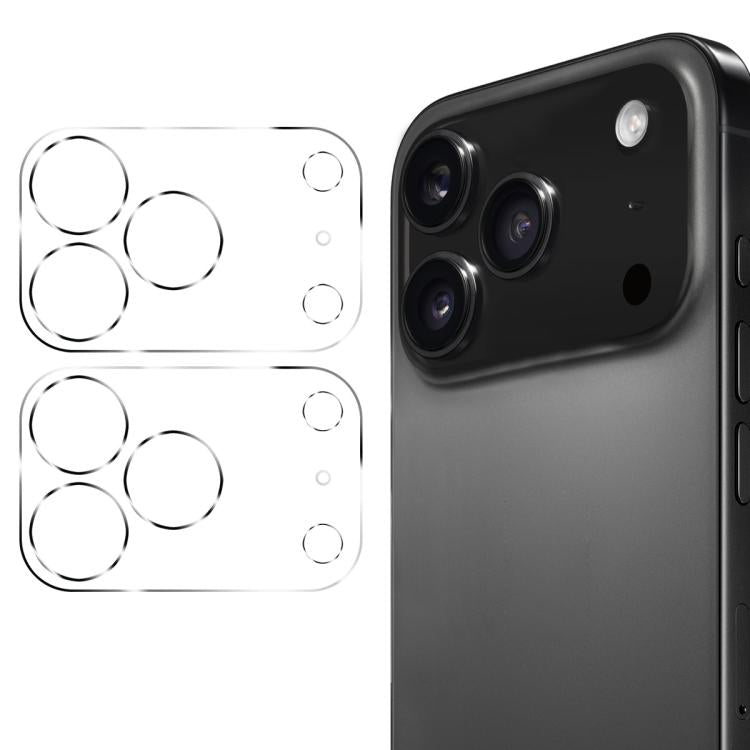 2pcs ENKAY Hat-Prince 9H Rear Camera Lens Tempered Glass Film, For iPhone 18 Pro, For iPhone 18 Pro Max, For iPhone 17e / 16e, For iPhone 17 Pro Max, For iPhone 17 Pro, For iPhone 17, For iPhone Air, For iPhone 16 Pro / 16 Pro Max, For iPhone 16 / 16 P...