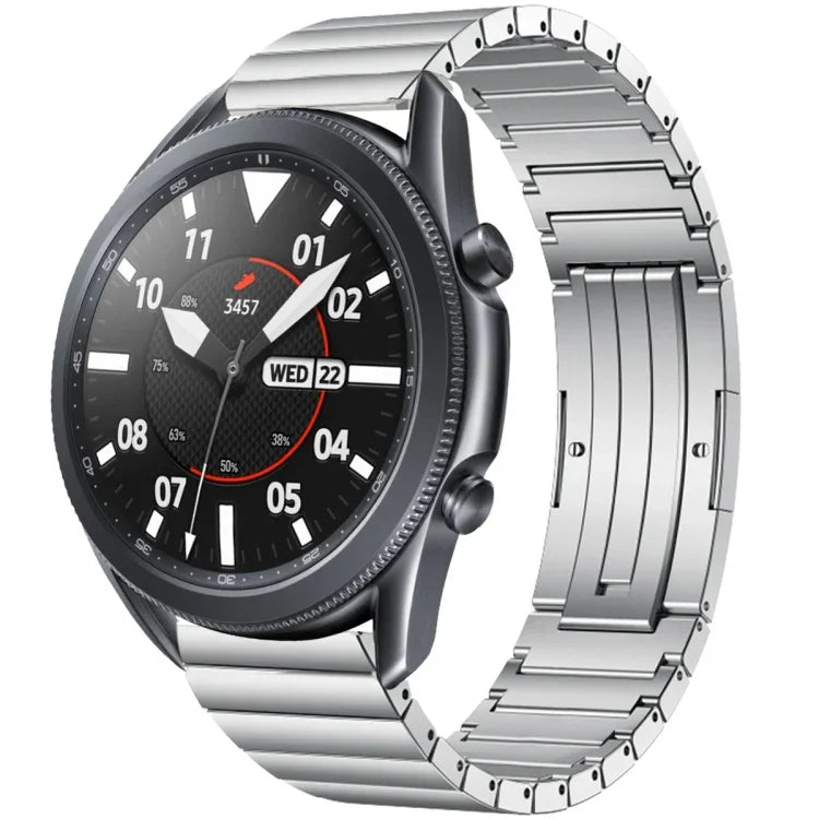 สายข้อมือโลหะผสมไทเทเนียมเม็ดเดียว สำหรับ Samsung Galaxy Watch 3 45mm, Samsung Gear S3 Classic, Samsung Gear S3 Frontier, Samsung Galaxy Watch 46mm, Samsung Galaxy Watch 42mm