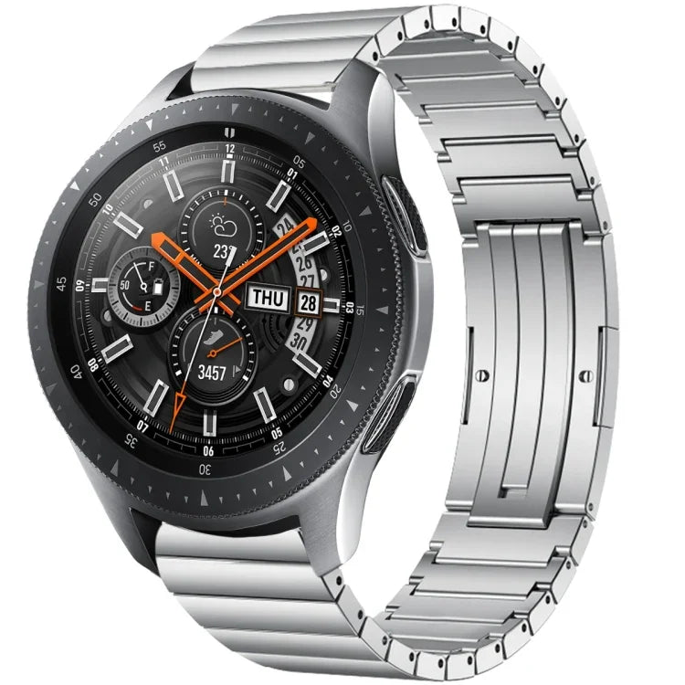 สายข้อมือโลหะผสมไทเทเนียมเม็ดเดียว สำหรับ Samsung Galaxy Watch 3 45mm, Samsung Gear S3 Classic, Samsung Gear S3 Frontier, Samsung Galaxy Watch 46mm, Samsung Galaxy Watch 42mm