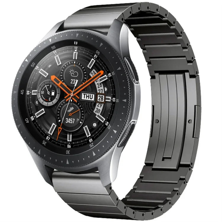 สายข้อมือโลหะผสมไทเทเนียมเม็ดเดียว สำหรับ Samsung Galaxy Watch 3 45mm, Samsung Gear S3 Classic, Samsung Gear S3 Frontier, Samsung Galaxy Watch 46mm, Samsung Galaxy Watch 42mm