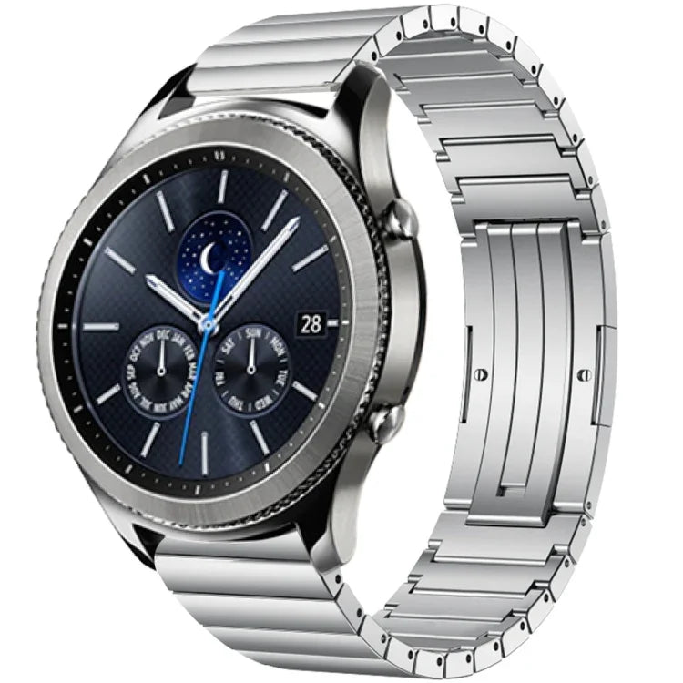 สายข้อมือโลหะผสมไทเทเนียมเม็ดเดียว สำหรับ Samsung Galaxy Watch 3 45mm, Samsung Gear S3 Classic, Samsung Gear S3 Frontier, Samsung Galaxy Watch 46mm, Samsung Galaxy Watch 42mm