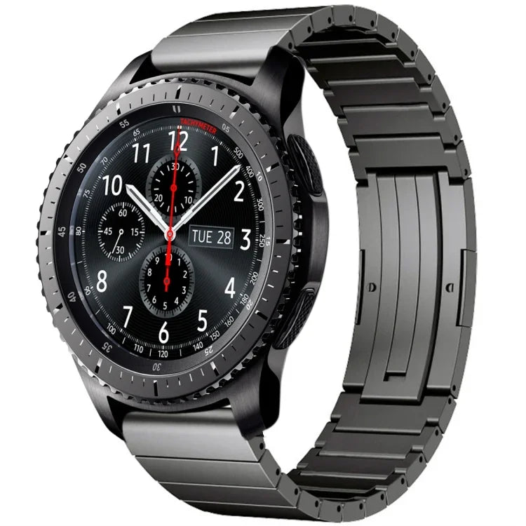 สายข้อมือโลหะผสมไทเทเนียมเม็ดเดียว สำหรับ Samsung Galaxy Watch 3 45mm, Samsung Gear S3 Classic, Samsung Gear S3 Frontier, Samsung Galaxy Watch 46mm, Samsung Galaxy Watch 42mm