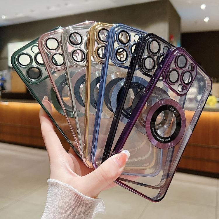 เคสโทรศัพท์ TPU ชุบอิเล็กโทรพลาติง Magsafe สำหรับ iPhone 11, สำหรับ iPhone 11 Pro