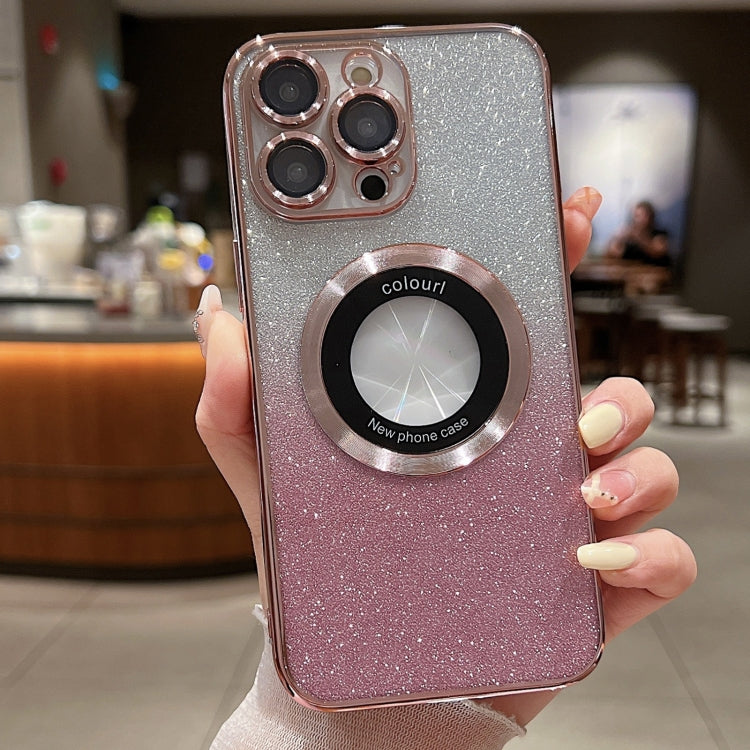 เคสโทรศัพท์ TPU ชุบไฟฟ้ากลิตเตอร์ไล่ระดับ MagSafe สำหรับ iPhone 14, สำหรับ iPhone 14 Pro, สำหรับ iPhone 14 Pro Max, สำหรับ iPhone 13 Pro Max, สำหรับ iPhone 13 Pro, สำหรับ iPhone 13