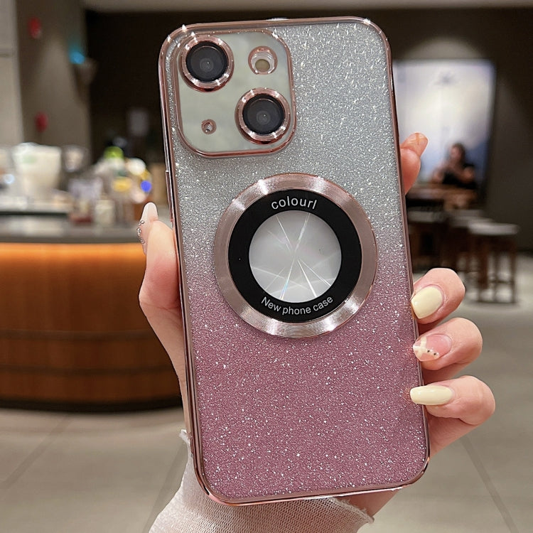 เคสโทรศัพท์ TPU ชุบไฟฟ้ากลิตเตอร์ไล่ระดับ MagSafe สำหรับ iPhone 14, สำหรับ iPhone 14 Pro, สำหรับ iPhone 14 Pro Max, สำหรับ iPhone 13 Pro Max, สำหรับ iPhone 13 Pro, สำหรับ iPhone 13