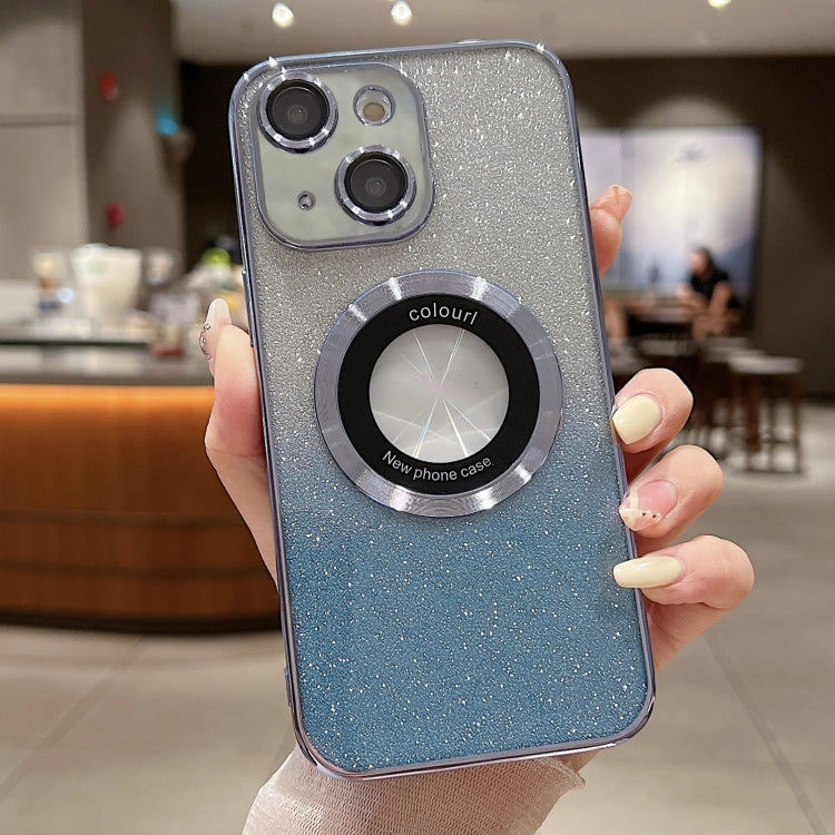เคสโทรศัพท์ TPU ชุบไฟฟ้ากลิตเตอร์ไล่ระดับ MagSafe สำหรับ iPhone 14, สำหรับ iPhone 14 Pro, สำหรับ iPhone 14 Pro Max, สำหรับ iPhone 13 Pro Max, สำหรับ iPhone 13 Pro, สำหรับ iPhone 13