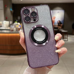 เคสโทรศัพท์ TPU ชุบไฟฟ้ากลิตเตอร์ไล่ระดับ MagSafe สำหรับ iPhone 17e / 16e, สำหรับ iPhone 17 Pro Max, สำหรับ iPhone 17 Pro, สำหรับ iPhone 17, สำหรับ iPhone Air, สำหรับ iPhone 16 Pro Max