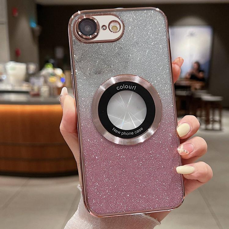 เคสโทรศัพท์ TPU ชุบไฟฟ้ากลิตเตอร์ไล่ระดับ MagSafe สำหรับ iPhone 17e / 16e, สำหรับ iPhone 17 Pro Max, สำหรับ iPhone 17 Pro, สำหรับ iPhone 17, สำหรับ iPhone Air, สำหรับ iPhone 16 Pro Max