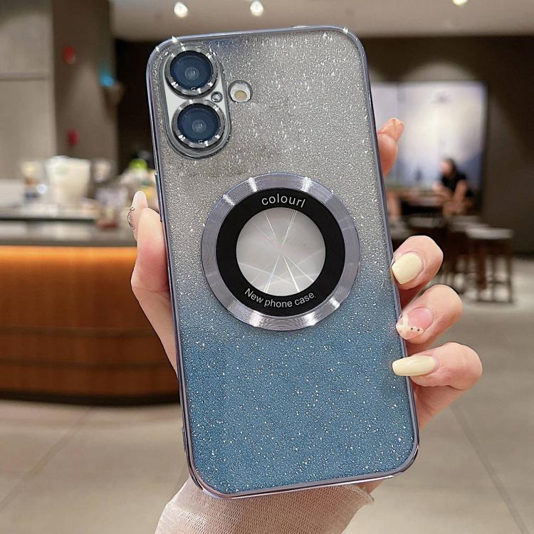 เคสโทรศัพท์ TPU ชุบไฟฟ้ากลิตเตอร์ไล่ระดับ MagSafe สำหรับ iPhone 17e / 16e, สำหรับ iPhone 17 Pro Max, สำหรับ iPhone 17 Pro, สำหรับ iPhone 17, สำหรับ iPhone Air, สำหรับ iPhone 16 Pro Max