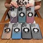 เคสโทรศัพท์ TPU ชุบไฟฟ้ากลิตเตอร์ไล่ระดับ MagSafe สำหรับ iPhone 14, สำหรับ iPhone 14 Pro, สำหรับ iPhone 14 Pro Max, สำหรับ iPhone 13 Pro Max, สำหรับ iPhone 13 Pro, สำหรับ iPhone 13