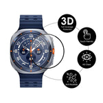 ฟิล์มหน้าจอ ENKAY 3D ครอบคลุมเต็มรูปแบบ ขอบนุ่ม PC PMMA HD สำหรับ Samsung Galaxy Watch Ultra 47mm / Ultra 2025, สำหรับ Samsung Galaxy Watch8 Classic 46mm, สำหรับ Samsung Galaxy Watch8 44mm, สำหรับ Samsung Galaxy Watch8 40mm