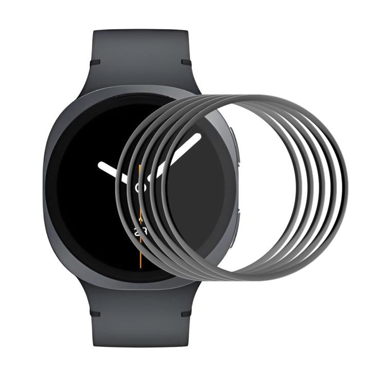 ฟิล์มหน้าจอ ENKAY 3D ครอบคลุมเต็มรูปแบบ ขอบนุ่ม PC PMMA HD จำนวน 5 ชิ้น สำหรับ Samsung Galaxy Watch Ultra 47mm / Ultra 2025, สำหรับ Samsung Galaxy Watch8 Classic 46mm, สำหรับ Samsung Galaxy Watch8 44mm, สำหรับ Samsung Galaxy Watch8 40mm
