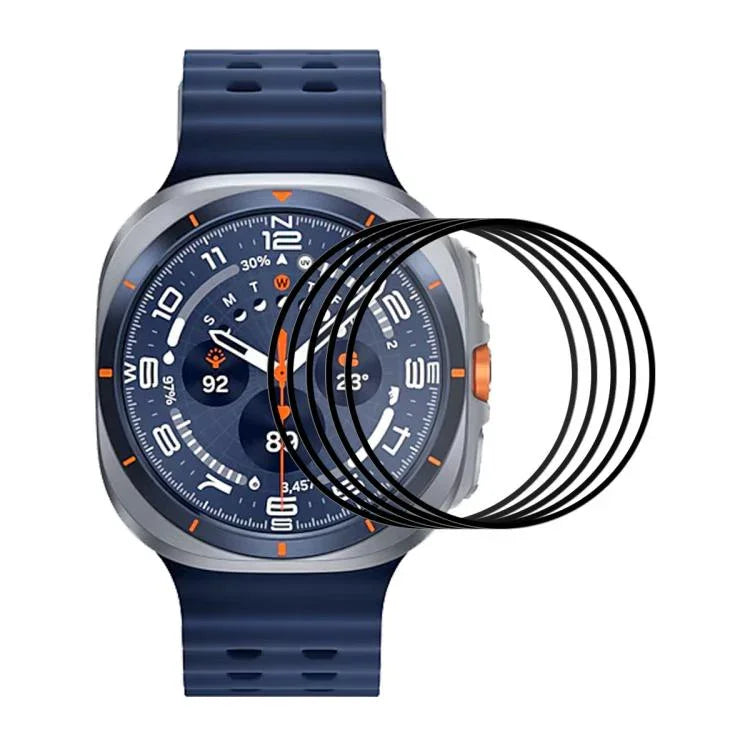 ฟิล์มหน้าจอ ENKAY 3D ครอบคลุมเต็มรูปแบบ ขอบนุ่ม PC PMMA HD จำนวน 5 ชิ้น สำหรับ Samsung Galaxy Watch Ultra 47mm / Ultra 2025, สำหรับ Samsung Galaxy Watch8 Classic 46mm, สำหรับ Samsung Galaxy Watch8 44mm, สำหรับ Samsung Galaxy Watch8 40mm