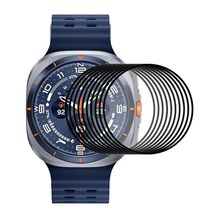 ฟิล์มกันรอยหน้าจอแบบเต็ม 3D ENKAY 10 ชิ้น ขอบนุ่ม PC PMMA HD สำหรับ Samsung Galaxy Watch Ultra 47mm / Ultra 2025, สำหรับ Samsung Galaxy Watch8 Classic 46mm, สำหรับ Samsung Galaxy Watch8 44mm, สำหรับ Samsung Galaxy Watch8 40mm