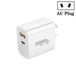 ที่ชาร์จพอร์ตคู่ PD30W USB-C / Type-C + QC3.0 USB, ปลั๊ก AU, คลังสินค้าฮ่องกง