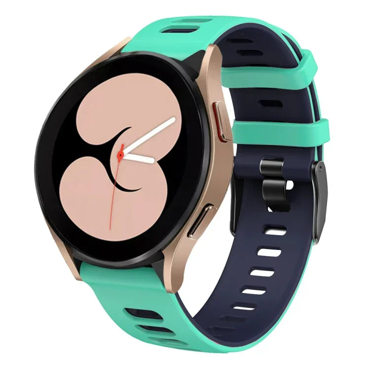 20mm Two-color Silicone Watch Band, For Samsung Galaxy Watch 5  40mm