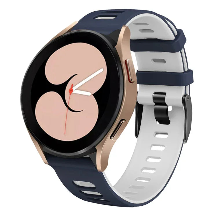 20mm Two-color Silicone Watch Band, For Samsung Galaxy Watch 5  40mm