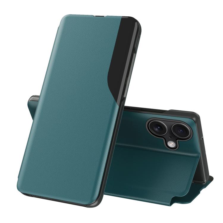 เคสโทรศัพท์หนังพับหน้าจอด้านข้าง สำหรับ iPhone 17e / 16e, สำหรับ iPhone 17 Pro Max, สำหรับ iPhone 17 Pro, สำหรับ iPhone 17, สำหรับ iPhone Air, สำหรับ iPhone 16 Pro Max, สำหรับ iPhone 16 Pro, สำหรับ iPhone 16 Plus