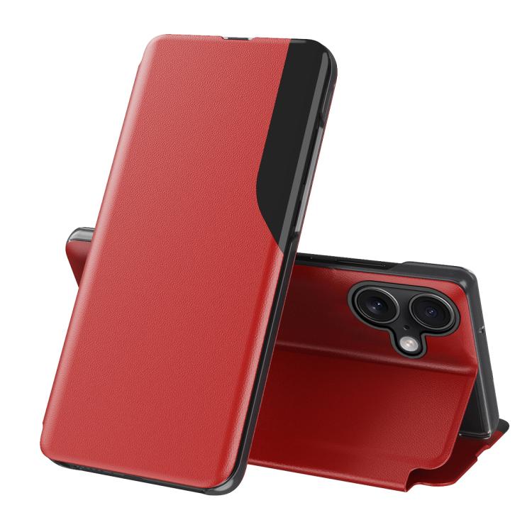 เคสโทรศัพท์หนังพับหน้าจอด้านข้าง สำหรับ iPhone 17e / 16e, สำหรับ iPhone 17 Pro Max, สำหรับ iPhone 17 Pro, สำหรับ iPhone 17, สำหรับ iPhone Air, สำหรับ iPhone 16 Pro Max, สำหรับ iPhone 16 Pro, สำหรับ iPhone 16 Plus