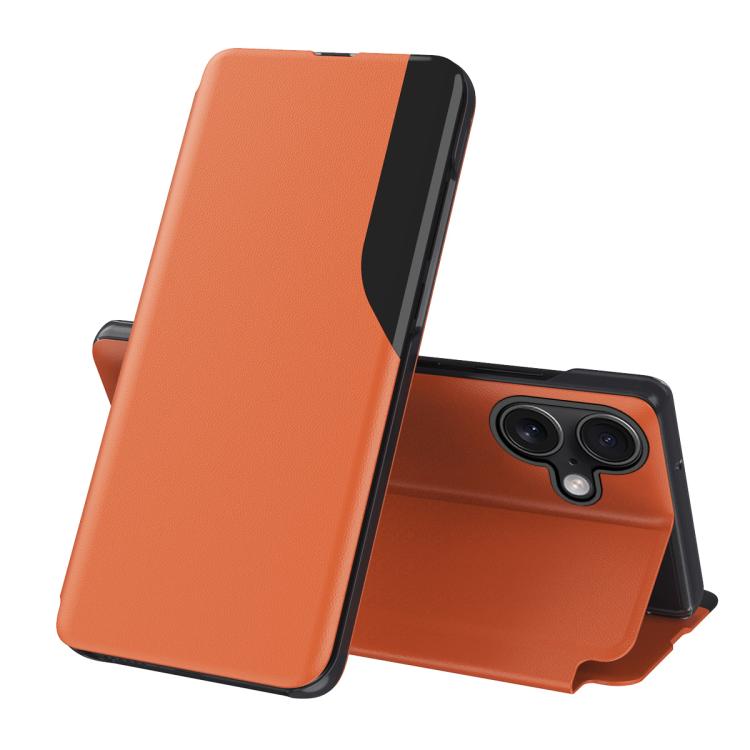 เคสโทรศัพท์หนังพับหน้าจอด้านข้าง สำหรับ iPhone 17e / 16e, สำหรับ iPhone 17 Pro Max, สำหรับ iPhone 17 Pro, สำหรับ iPhone 17, สำหรับ iPhone Air, สำหรับ iPhone 16 Pro Max, สำหรับ iPhone 16 Pro, สำหรับ iPhone 16 Plus