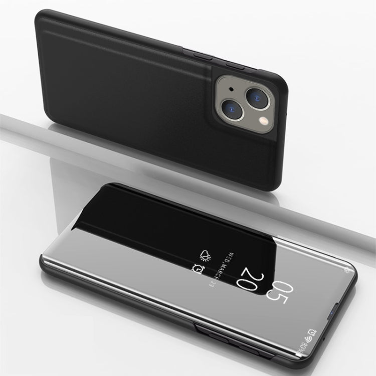 เคสโทรศัพท์หนังแบบพลิกพร้อมกระจกเคลือบเงาแนวนอนและที่ยึด สำหรับ iPhone 16 Pro, สำหรับ iPhone 16 Plus, สำหรับ iPhone 16, สำหรับ iPhone 15 Pro Max, สำหรับ iPhone 15 Pro, สำหรับ iPhone 15 Plus