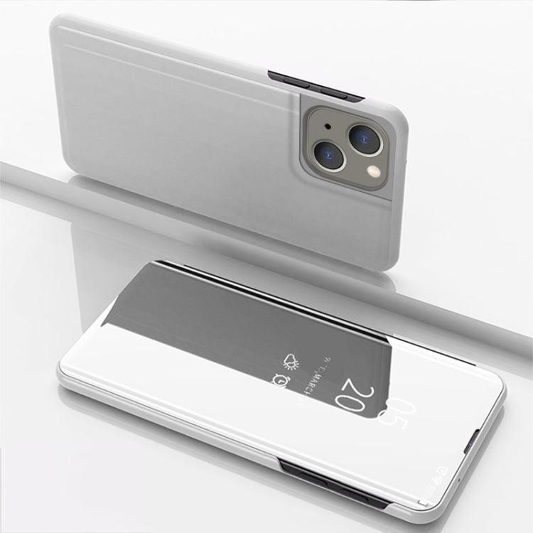 เคสโทรศัพท์หนังแบบพลิกพร้อมกระจกเคลือบเงาแนวนอนและที่ยึด สำหรับ iPhone 16 Pro, สำหรับ iPhone 16 Plus, สำหรับ iPhone 16, สำหรับ iPhone 15 Pro Max, สำหรับ iPhone 15 Pro, สำหรับ iPhone 15 Plus
